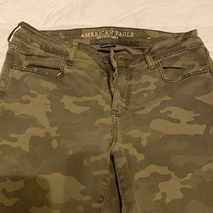 AE camo jeggings
